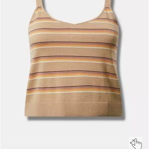 Torrid Multicolor Striped Camisole